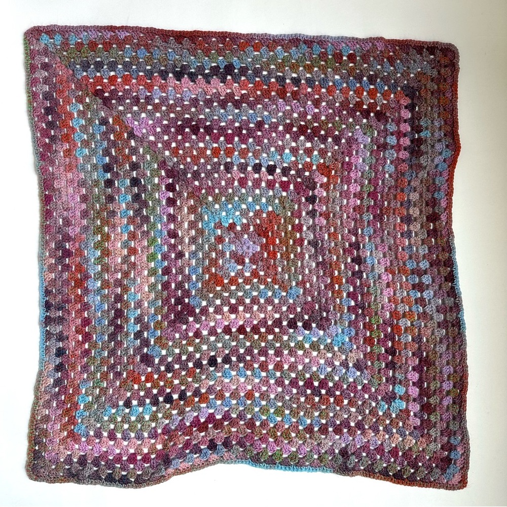 Handmade Crocheted Baby Lap Doll Blanket Afghan Pink